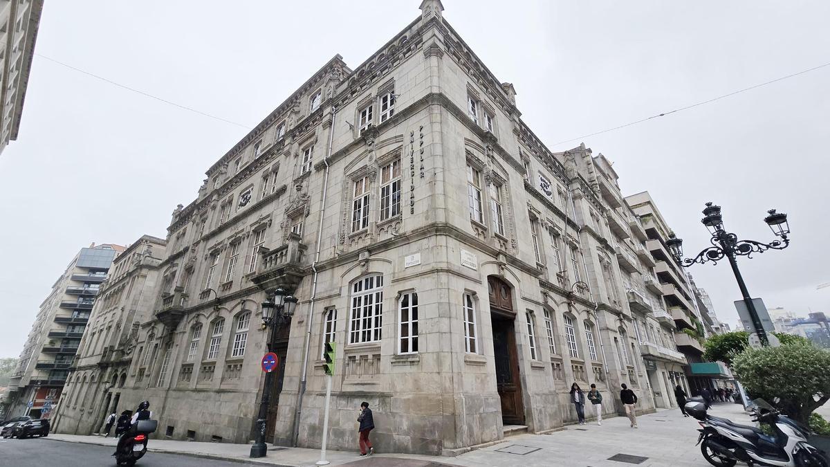 Una vista de las instalaciones de la Escola Municipal de Artes e Oficios ( EMAO), ubicada en Vigo.