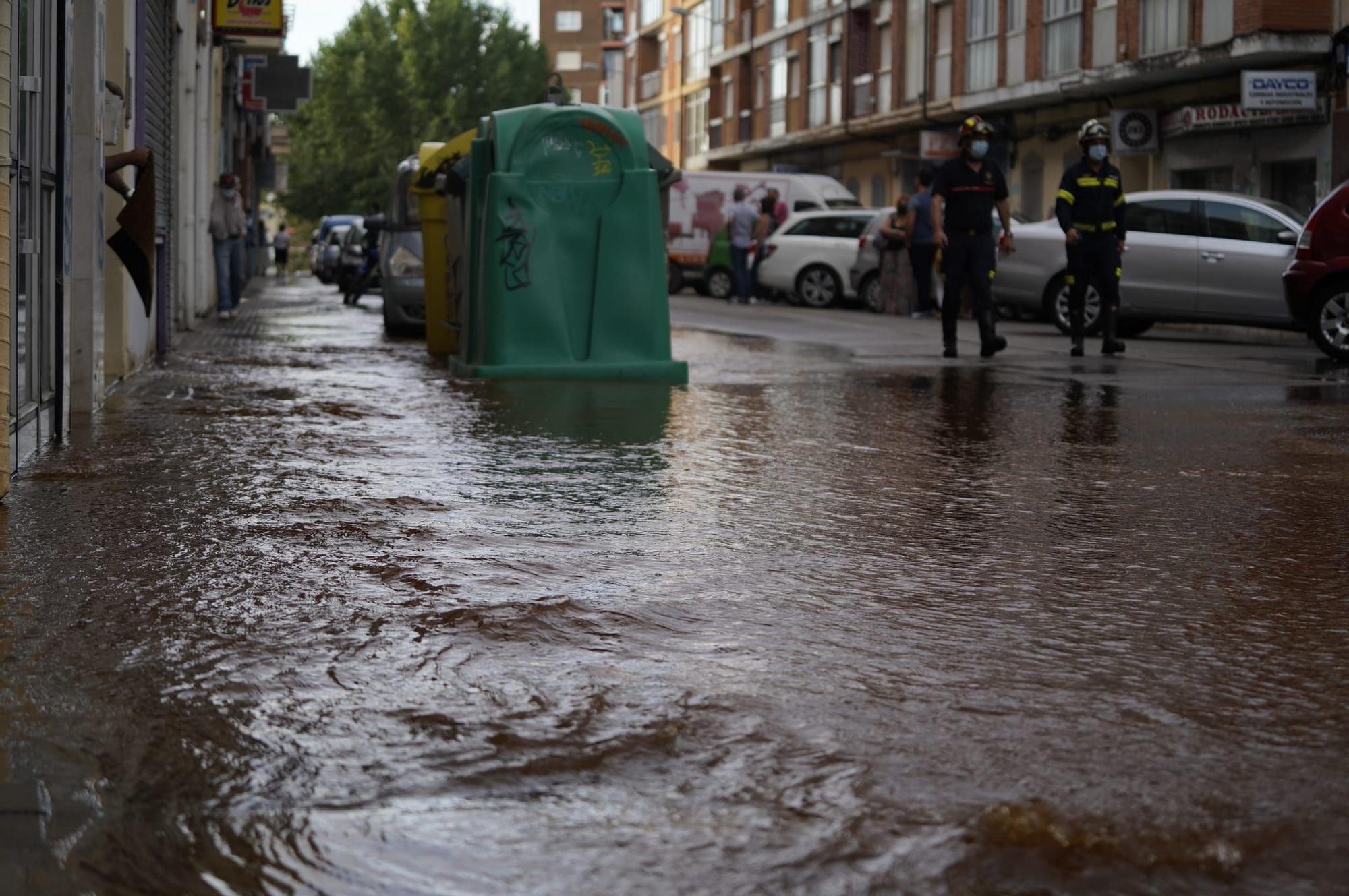 Inundación en Campo de Marte