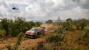 Ogier, durante la última jornada en Kenia