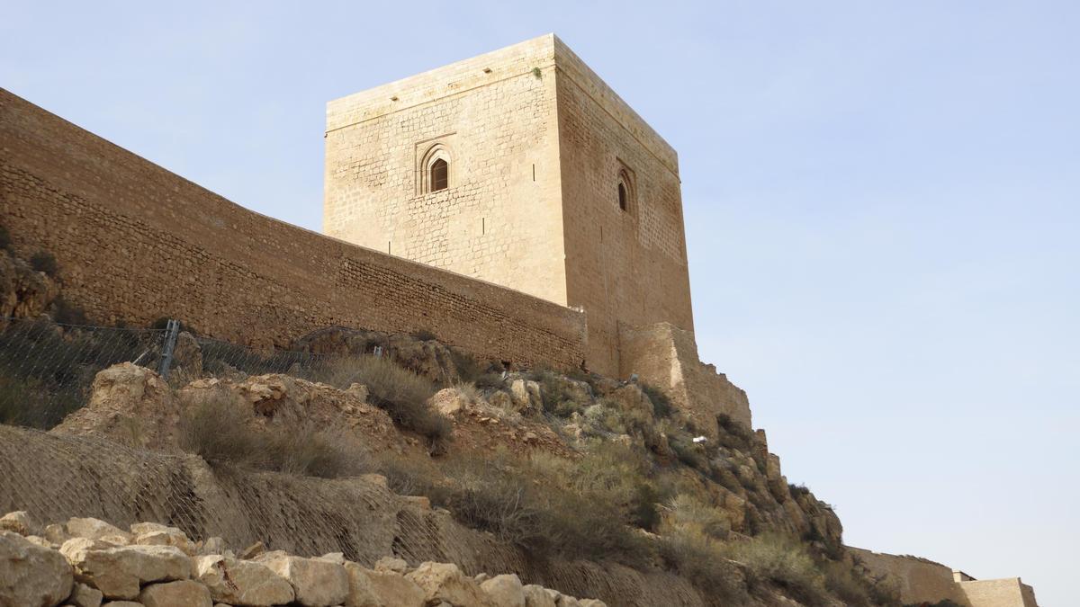 Castillo de Lorca, uno de los principales elementos patrimoniales del municipio.