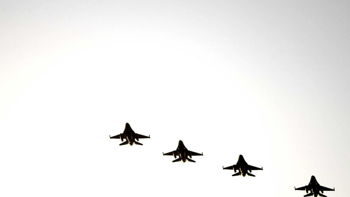Cazas F-16, en una imagen de archivo.