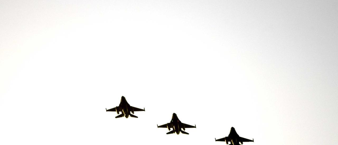Cazas F-16, en una imagen de archivo.