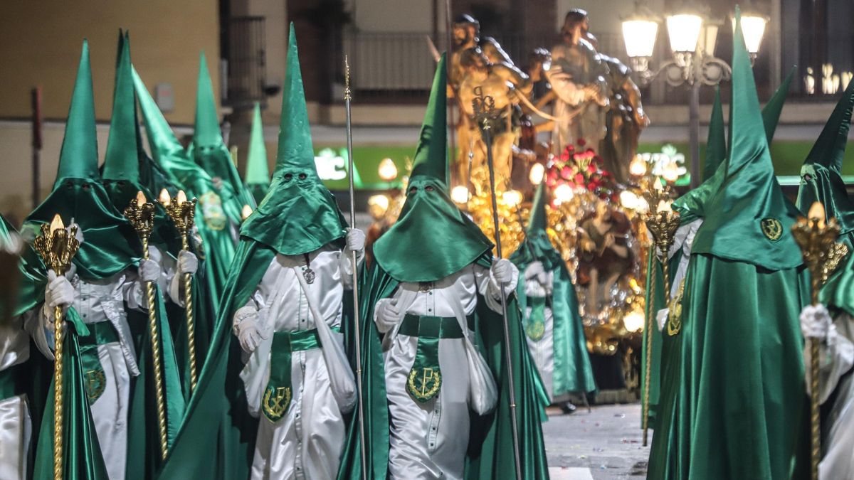 Procesión del Prendimiento, en una imagen de archivo, que saldrá el jueves a las 11.00 horas