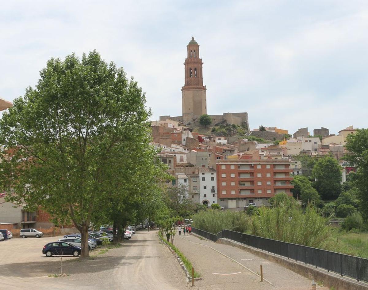 El municipio de Jérica visto desde Randurías.