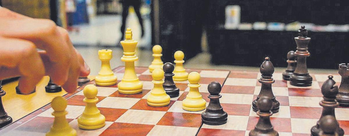 Una actividad de ajedrez