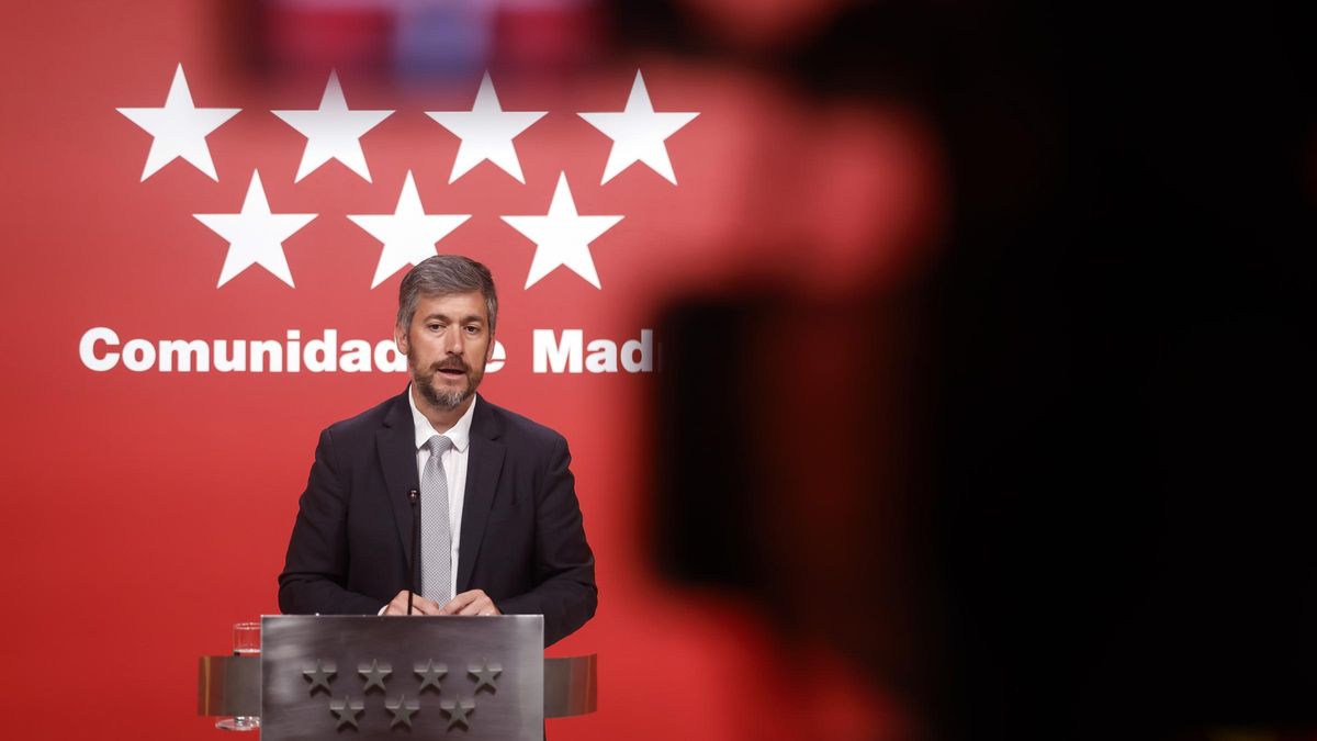 El portavoz del gobierno de la Comunidad de Madrid, Miguel Ángel García.