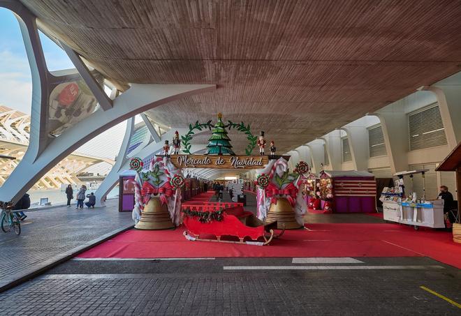 Mercado de Navidad de la Ciudad de las Artes y las Ciencias, Valencia, Mercadillos españa