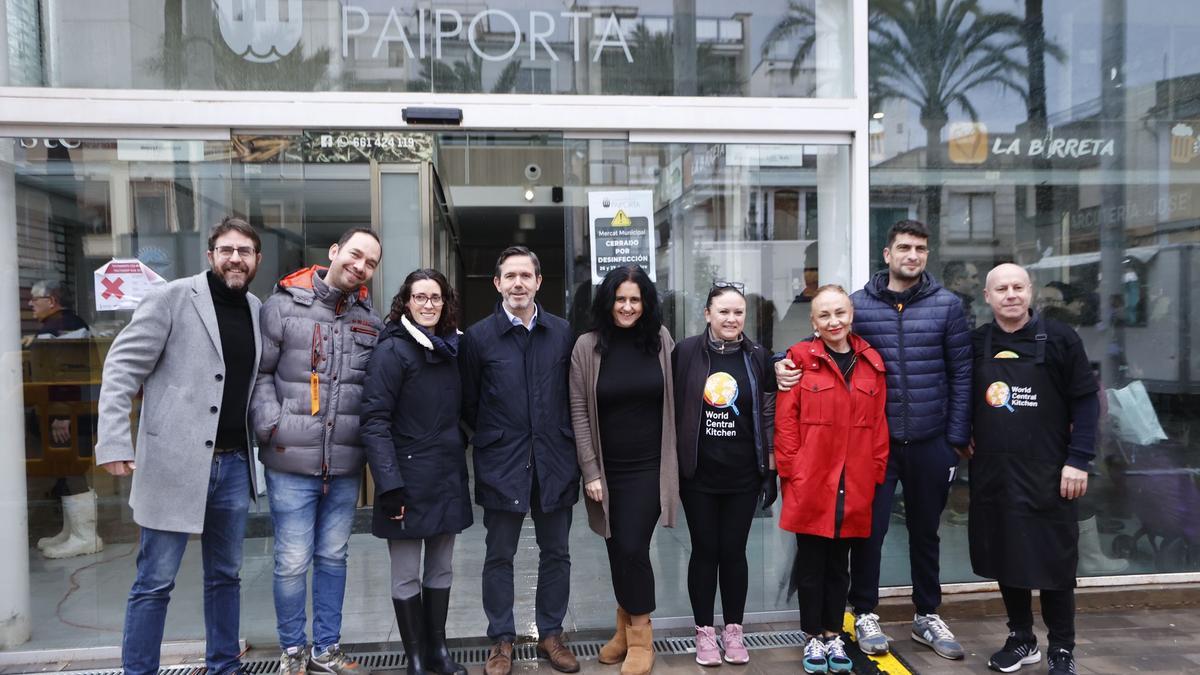 Reapertura del mercado municipal de Paiporta