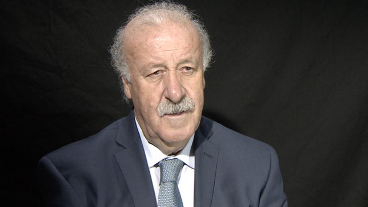 Vicente Del Bosque volvió a elogiar a Sergio Busquets