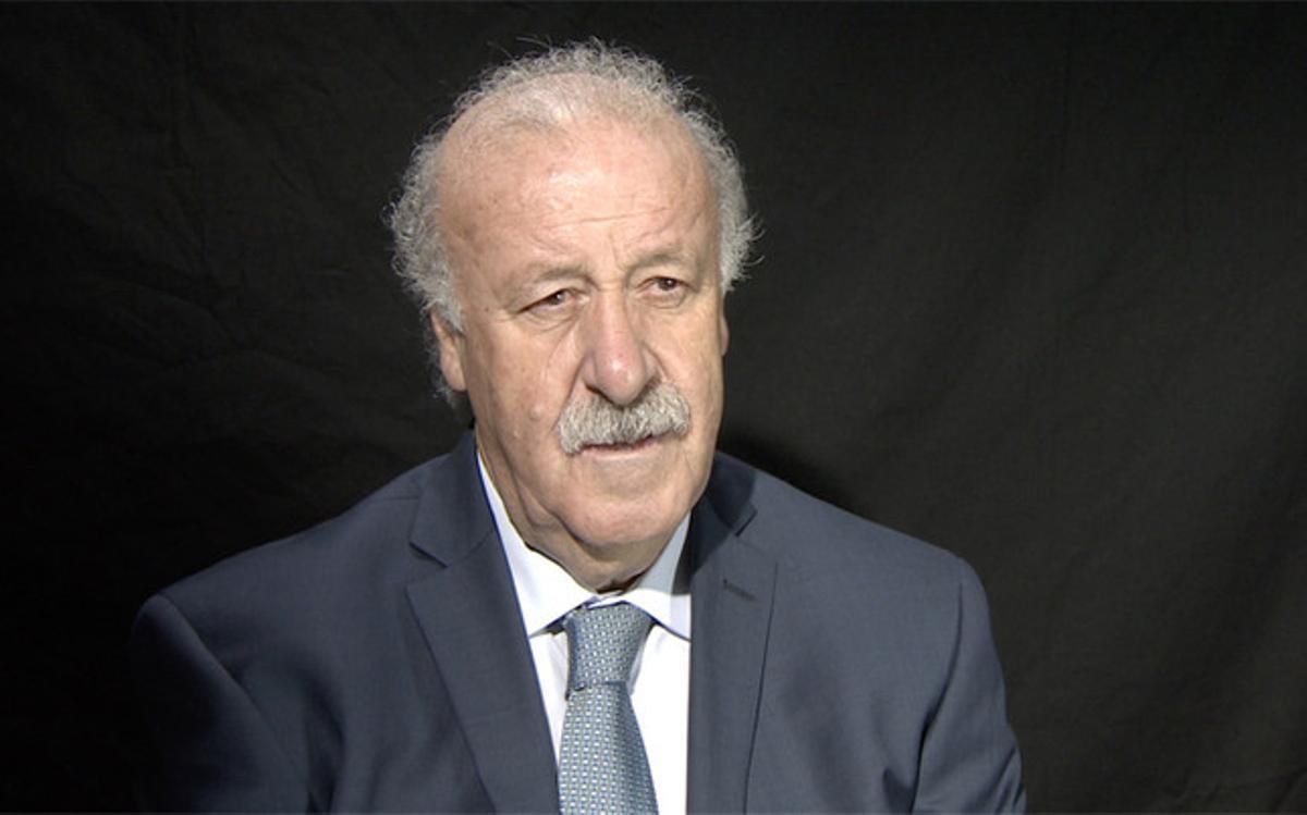 Vicente Del Bosque volvió a elogiar a Sergio Busquets