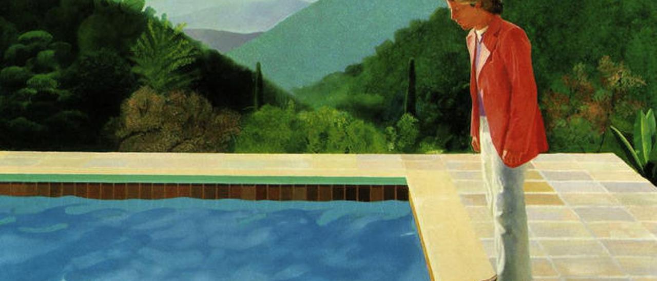 Piscina con dos figuras, de David Hockney.