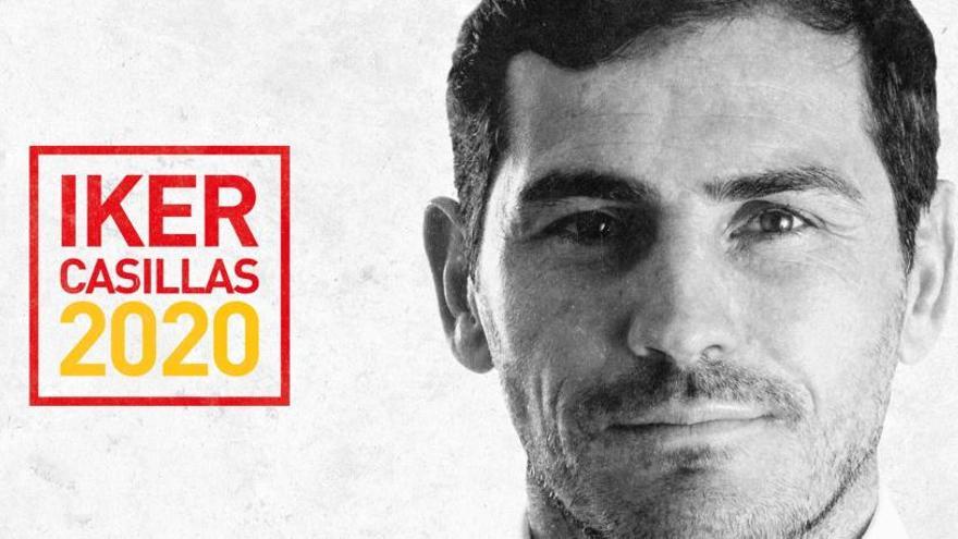 Foto de la candidatura d&#039;Iker Casillas a les eleccions de la RFEF