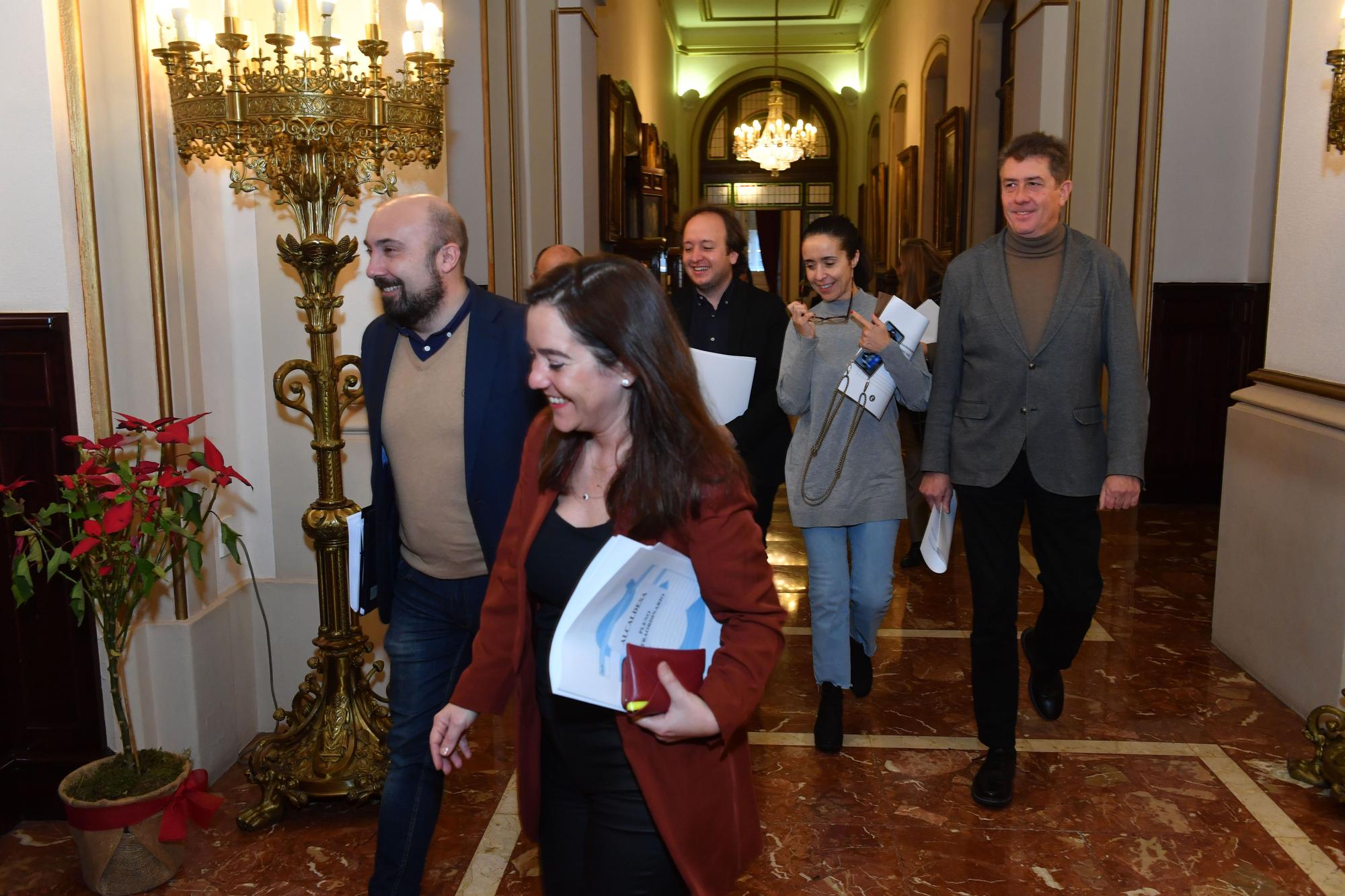 Pleno municipal en A Coruña