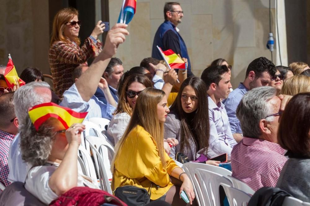 Acto de presentación de Noelia Arroyo como candidata a la alcaldía de Cartagena