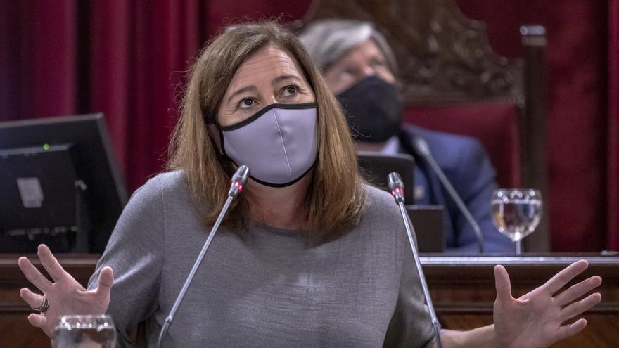 Armengol defiende su gestión  y niega que Balears esté entre las peores en incidencia de coronavirus