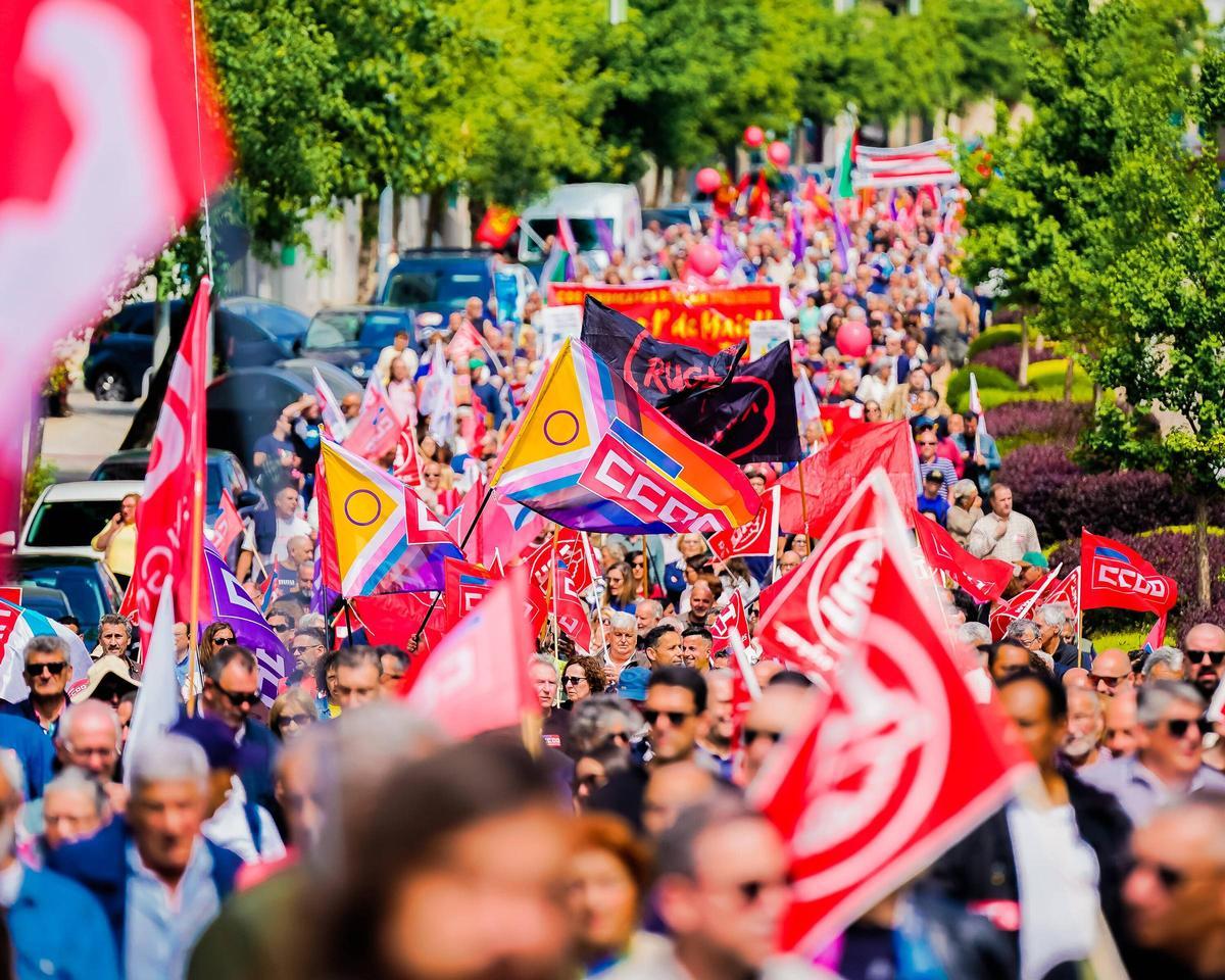 Primero de Mayo en Vigo: por la paz, mejores salarios y vivienda digna