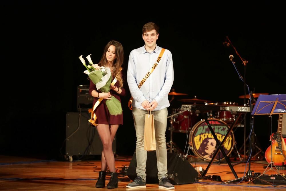 Nicola Donate y José Camilo Narváez, de Ingeniería Química, rey y reina de la celebración