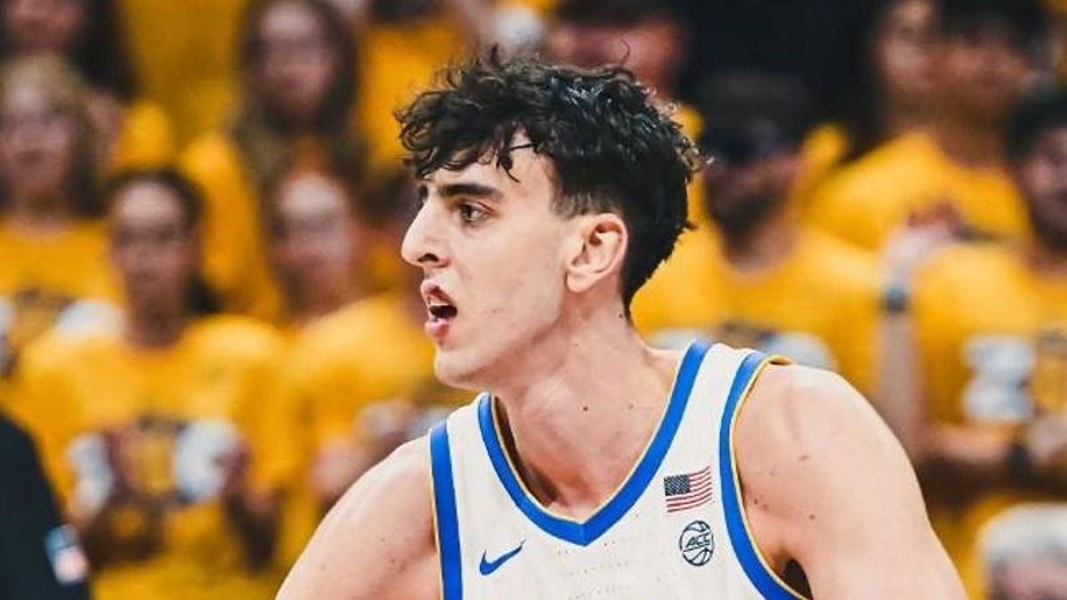 El tinerfeño Guillermo Díaz Graham, en su etapa como jugador de la Universidad de Pittsburg.