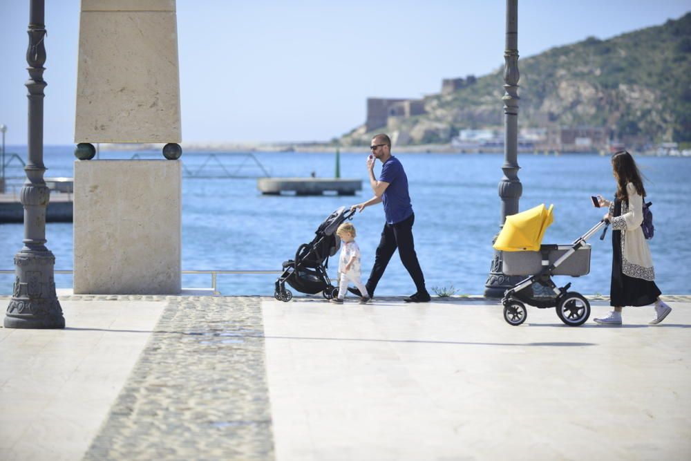 Así ha sido el primer día de desconfinamiento para los niños de Cartagena