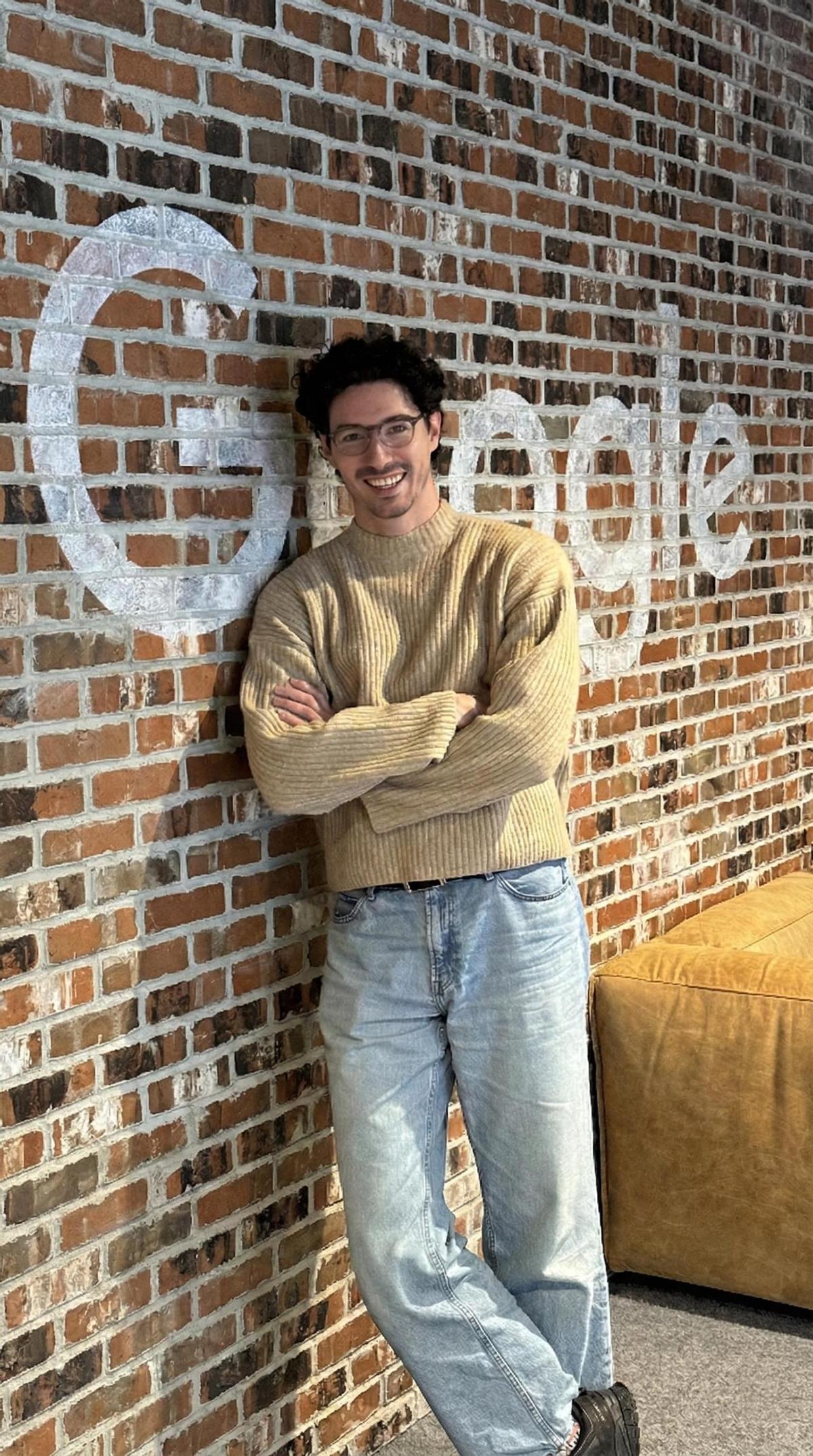 Manuel Lagunas en las oficinas de Google en San Francisco.