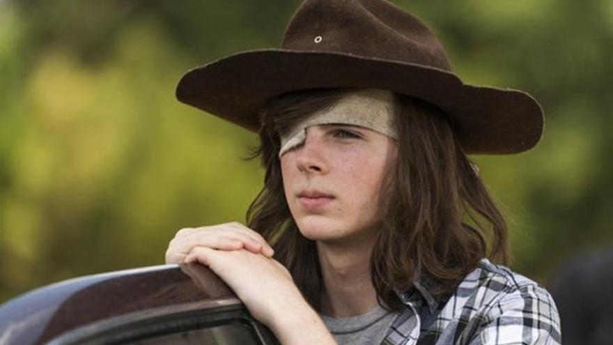 Chandler Riggs és Carl Grimes a &#039;The Walking Dead&#039;.