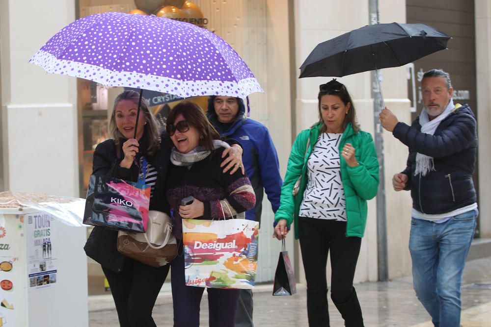 Temporal en Málaga