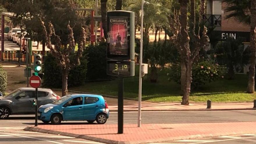 Termómetro de Murcia a 31 grados, en una imagen de archivo