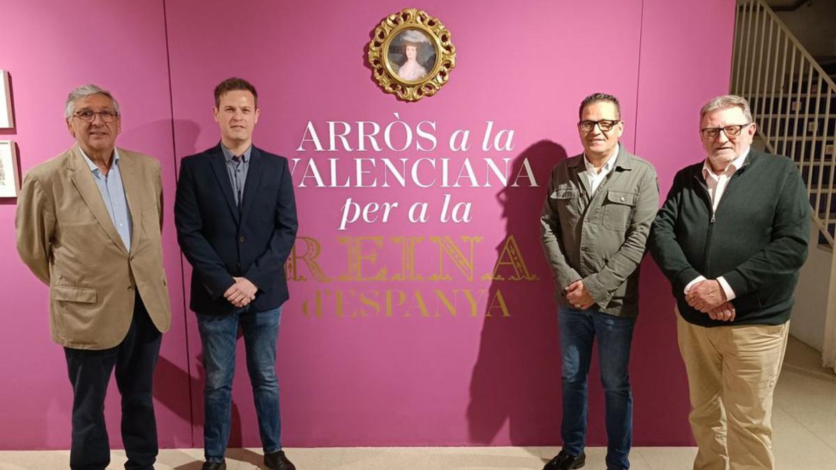 Els organitzadors de la mostra al Museu de l’Horta. | LEVANTE-EMV