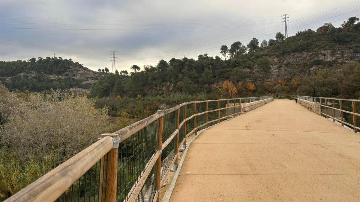 Primer tramo de Via Blava Anoia