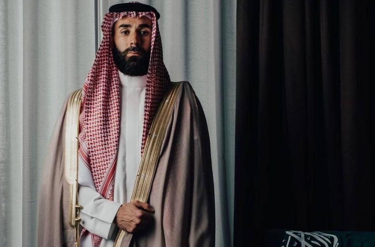 Karim Benzema, durante el Día Nacional Saudita.