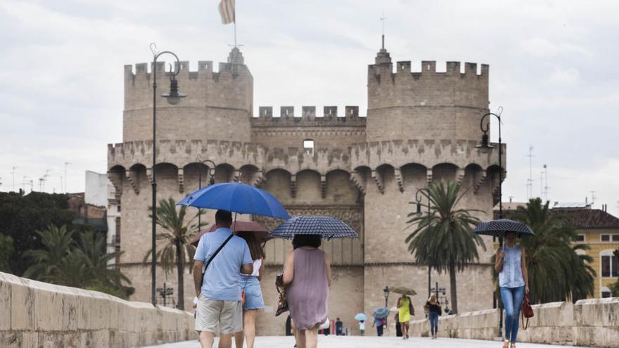 El tiempo en Valencia anuncia lluvia y tormentas.