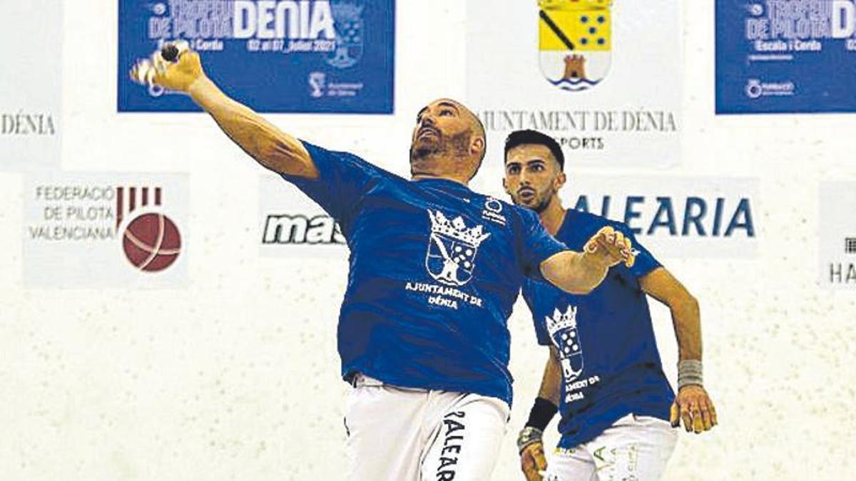 Félix, en la final de l’any passat del Trofeu de Dénia