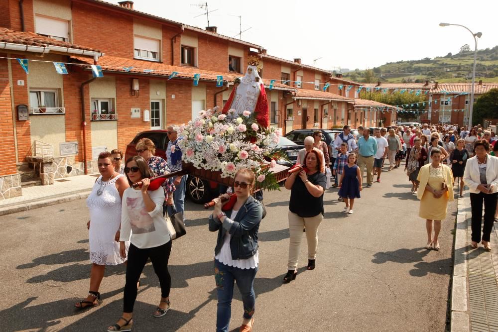 La Virgen de Covadonga en barrios y parroquias