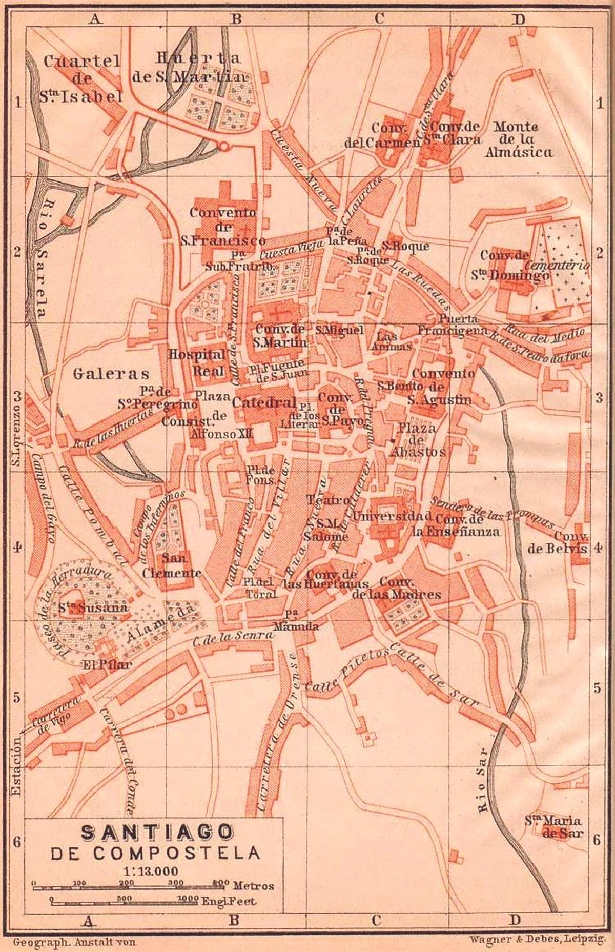 Plano de Santiago de 1901