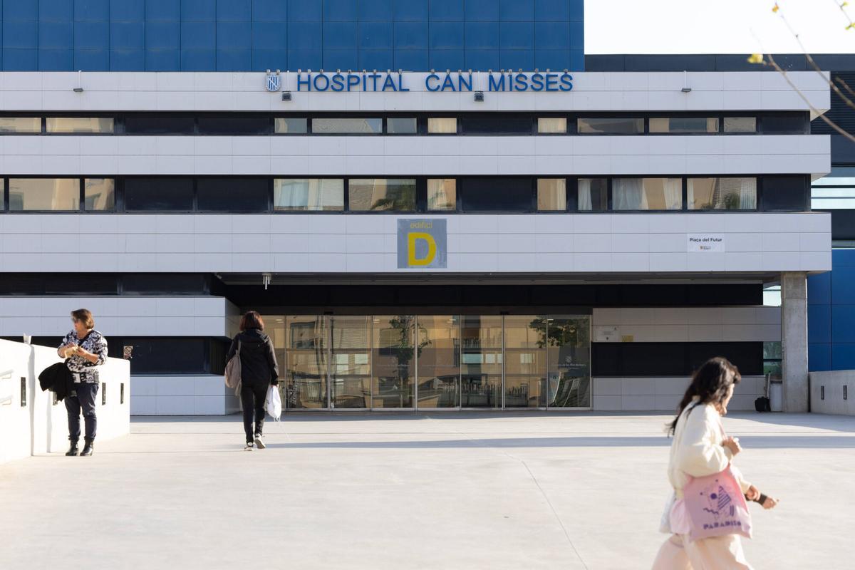 Fachada del hospital ibicenco de Can Misses.