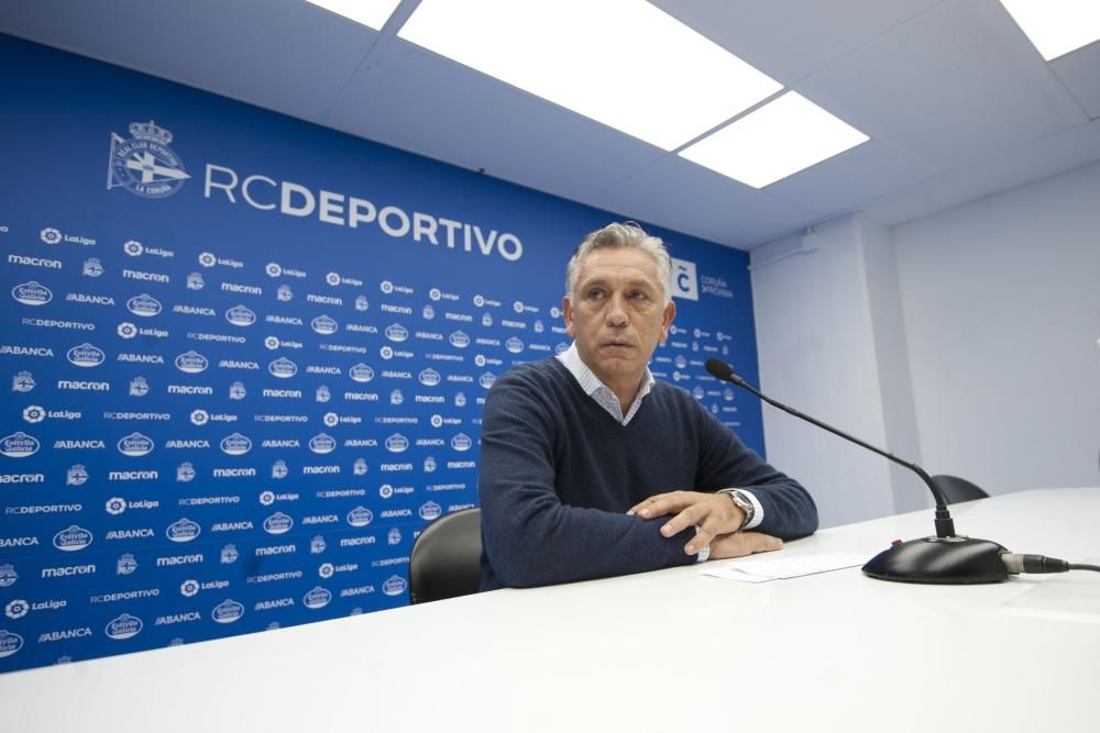 El objetivo del presidente del Deportivo es muy claro "como mínimo disputar la promoción de ascenso" ya que confía en el potencial de la plantilla.