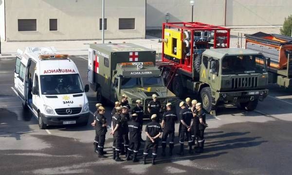 Fotogalería de la Unidad Militar de Emergencias