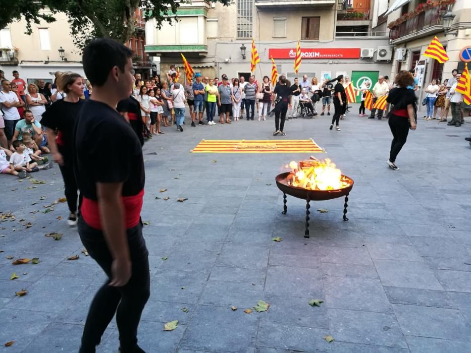 La Flama del Canigó arriba a Sant Vicenç