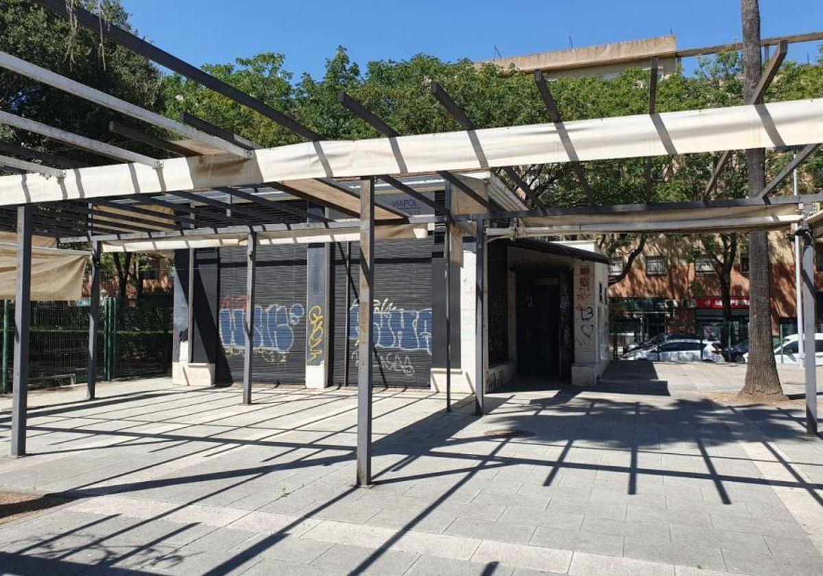 Quiosco de Los Bermejales que será reabierto próximamente en la avenida de Europa