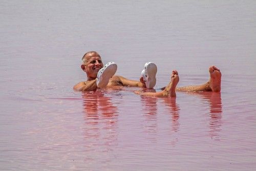 Terapia en la laguna rosa