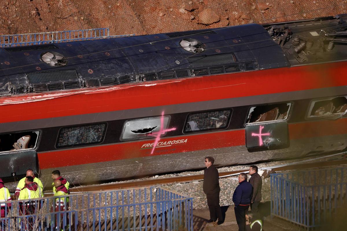 Accidente tren en Adamuz, trenes Iryo y Alvia.