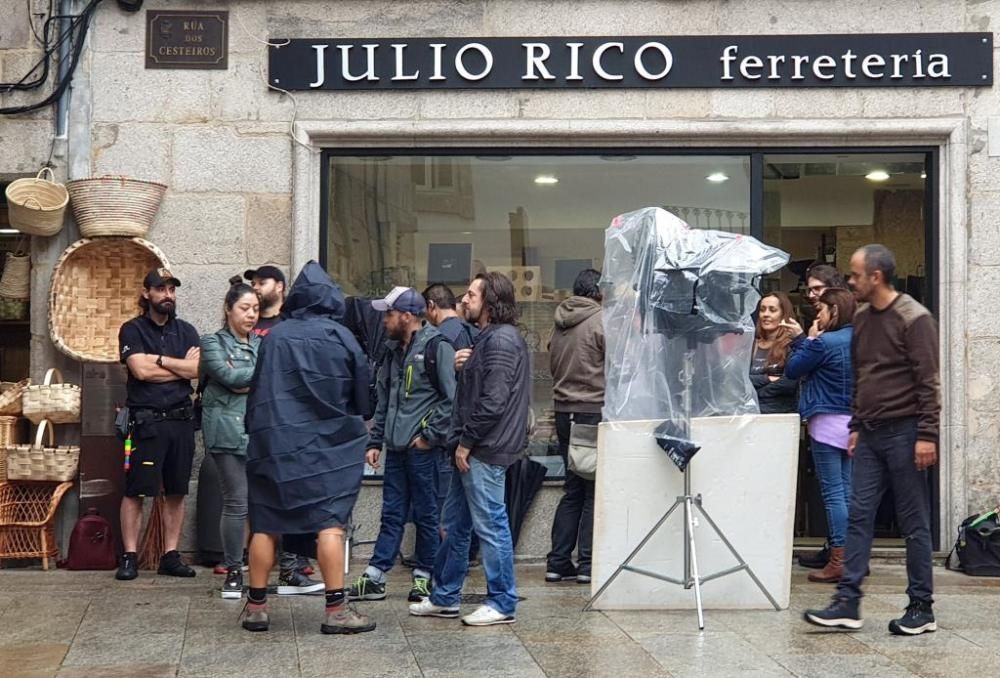 Telemundo rueda en Vigo 50 escenas para la serie Enemigo Íntimo, emitida por Netflix