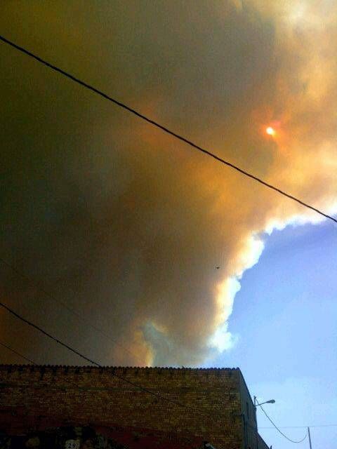 Fotogalería del incendio en Trasobares