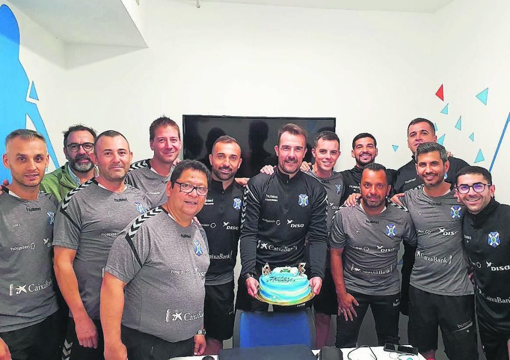 El CD Tenerife, listo para el partido en Montilivi