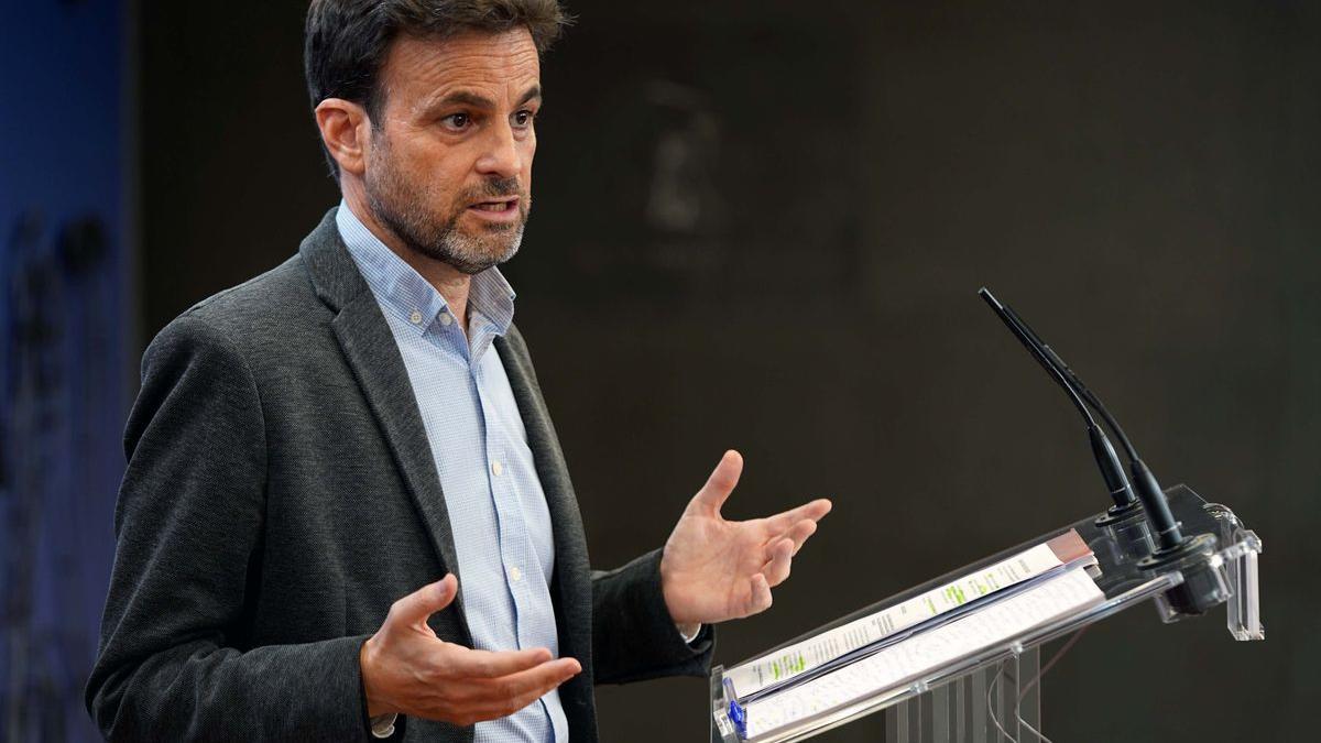 Jaume Asens, encargado de la negociación por parte de Unidas Podemos con el PSOE sobre los abusos en la Iglesia, en el Congreso.