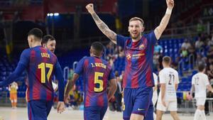 FC Barcelona vs O Parrullo Ferrol (Futsal) Foto: Dani Barbeito Futbol sala Palau Blaugrana