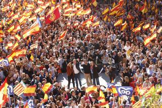 Manifestación en València del PP en contra de la amnistía