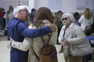 Así ha sido el emotivo homenaje de la comunidad educativa de Quesa a la profesora asesinada en Málaga