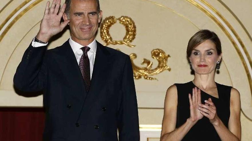 Los reyes Felipe y Letizia.