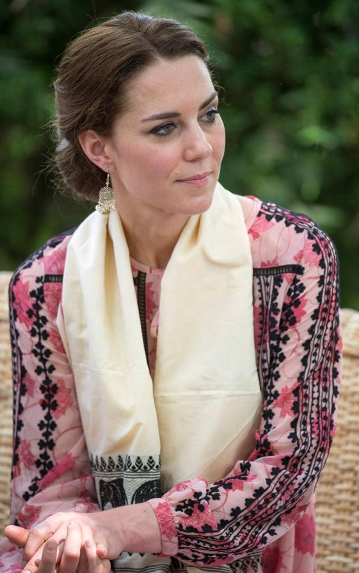 Kate Middleton con pendientes de Accesorize en India